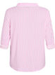 FLASH - Striped shirt with rolled-up sleeves, Pink, Packshot image number 1