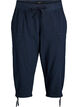 Cotton Capri trousers, Blue, Packshot image number 0