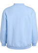 Sweatshirt with high neck and long sleeves, Light Blue, Packshot image number 1