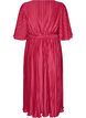 Pleated midi dress with batwing sleeves, Pink, Packshot image number 1