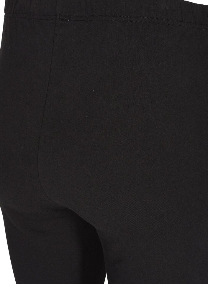 Cotton leggings with lining, Black, Packshot image number 2