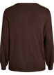 Fine-knit cardigan with ball buttons, Brown, Packshot image number 1