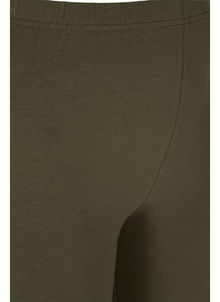 Cotton leggings with print details, Ivy Green, Packshot image number 2