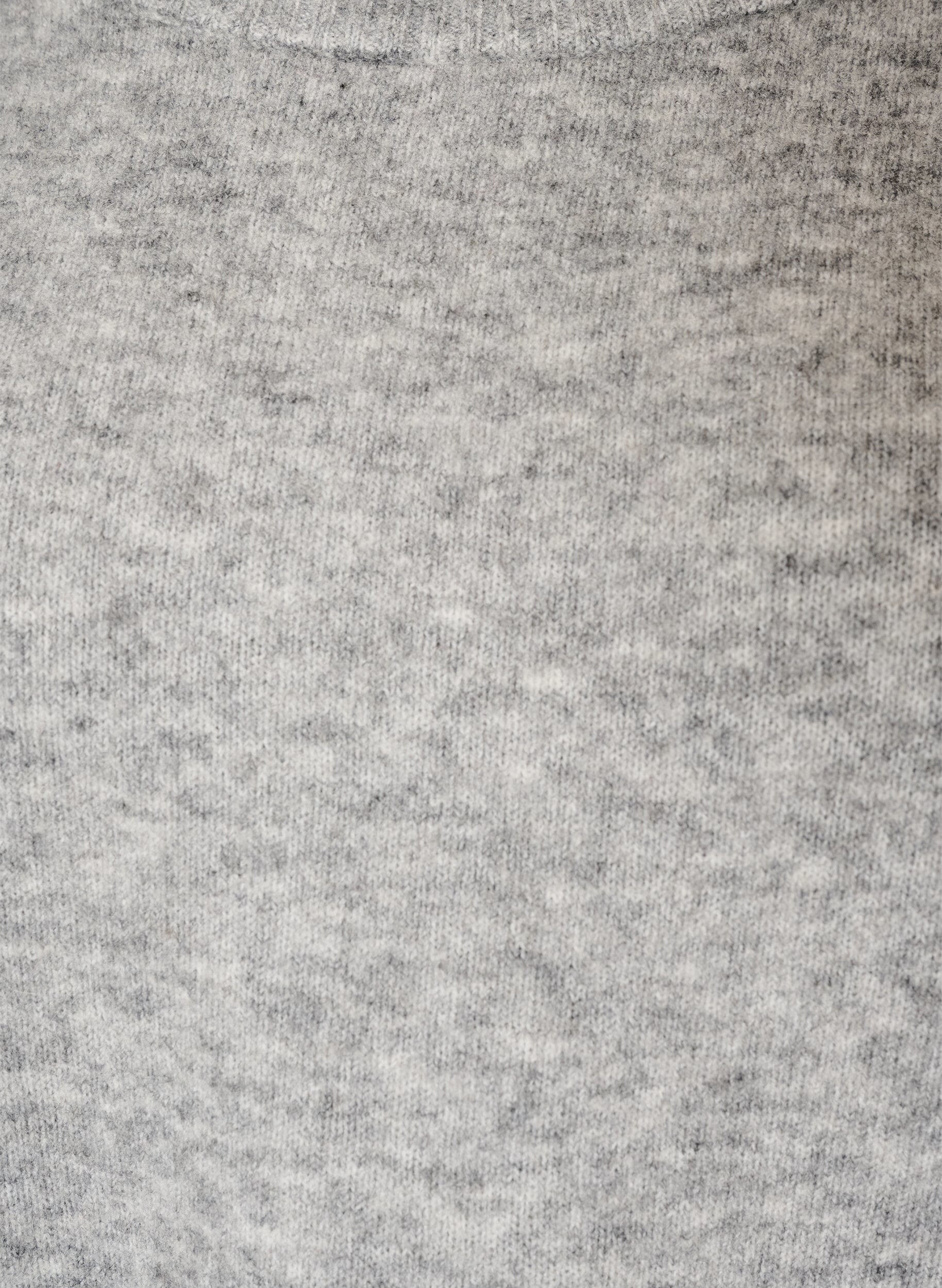 ZizzifashionLoose knitted blouse with alpaca and wool, Grey, Packshot image number 2