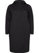 Hooded sweatshirt dress with pockets, Black, Packshot image number 0