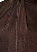 Satin-look blouse with a balloon shape, Brown, Packshot image number 2