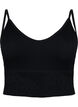 Seamless bra top, Black, Packshot image number 0