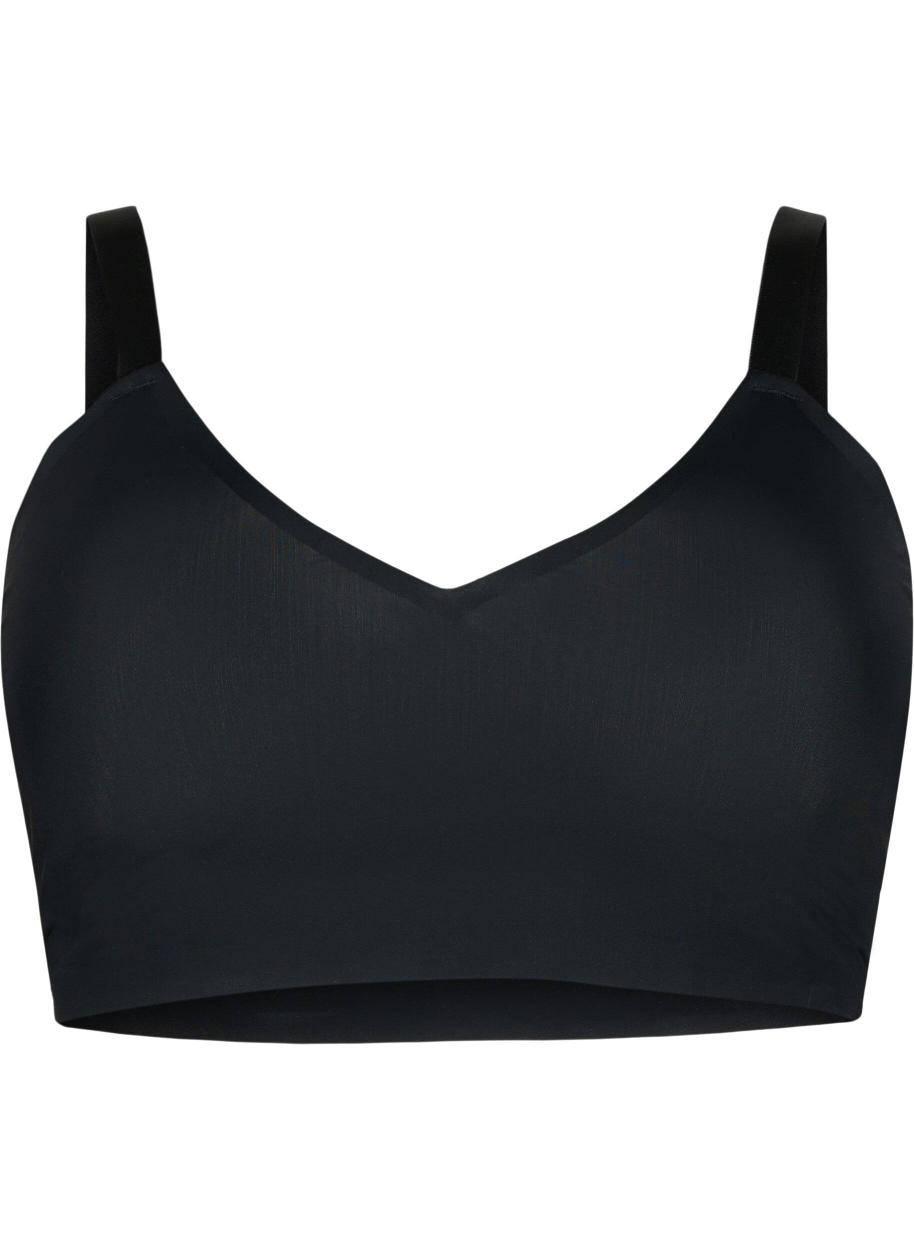 Zizzifashion Invisible bra, Black, Packshot image number 0
