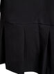 Short A-line dress with long sleeves, Black, Packshot image number 3