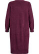 Long knitted cardigan with wool and alpaca, Red, Packshot image number 1