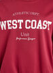 Sweatshirt with statement detail, Red, Packshot image number 2