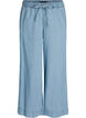 Wide-leg denim joggers with a high waist, Light Blue, Packshot image number 0