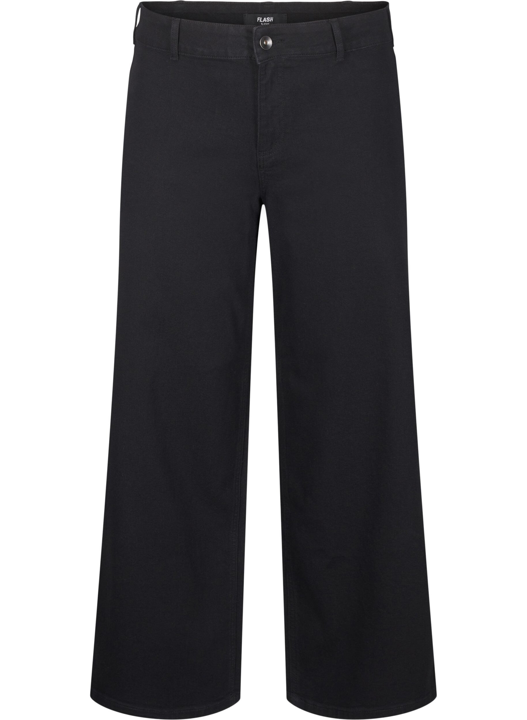 ZizzifashionWide-leg jeans, Black, Packshot image number 0