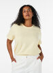 Basic cotton T-shirt with round neck, Yellow, Model image number 0