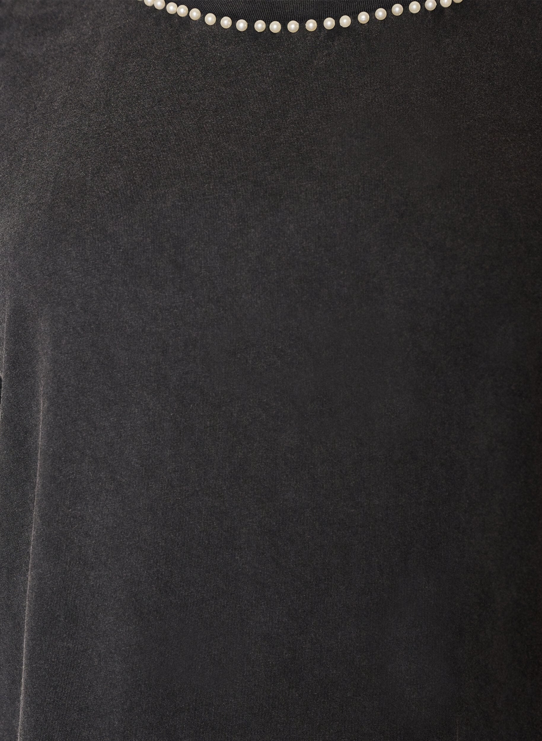 Organic cotton graphic T-shirt - Grey - Sz. L - Zizzifashion