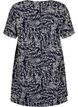 FLASH - Tunic with v neck and print, Off White Blue Leaf, Packshot image number 1