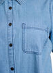 Denim shirt dress with short sleeves, Light Blue, Packshot image number 2