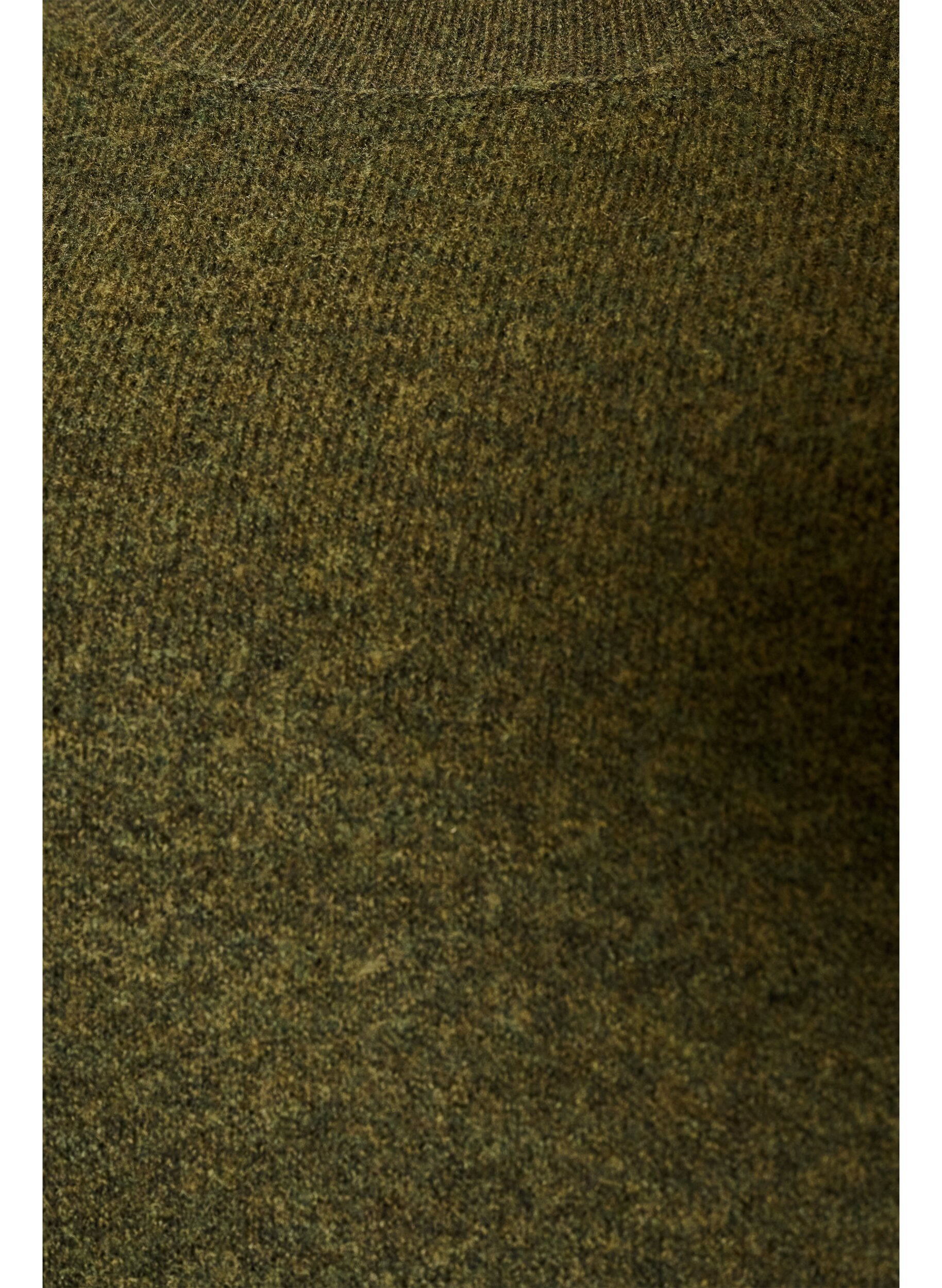 ZizzifashionLoose knit sweater with prominent seams, Green, Packshot image number 2
