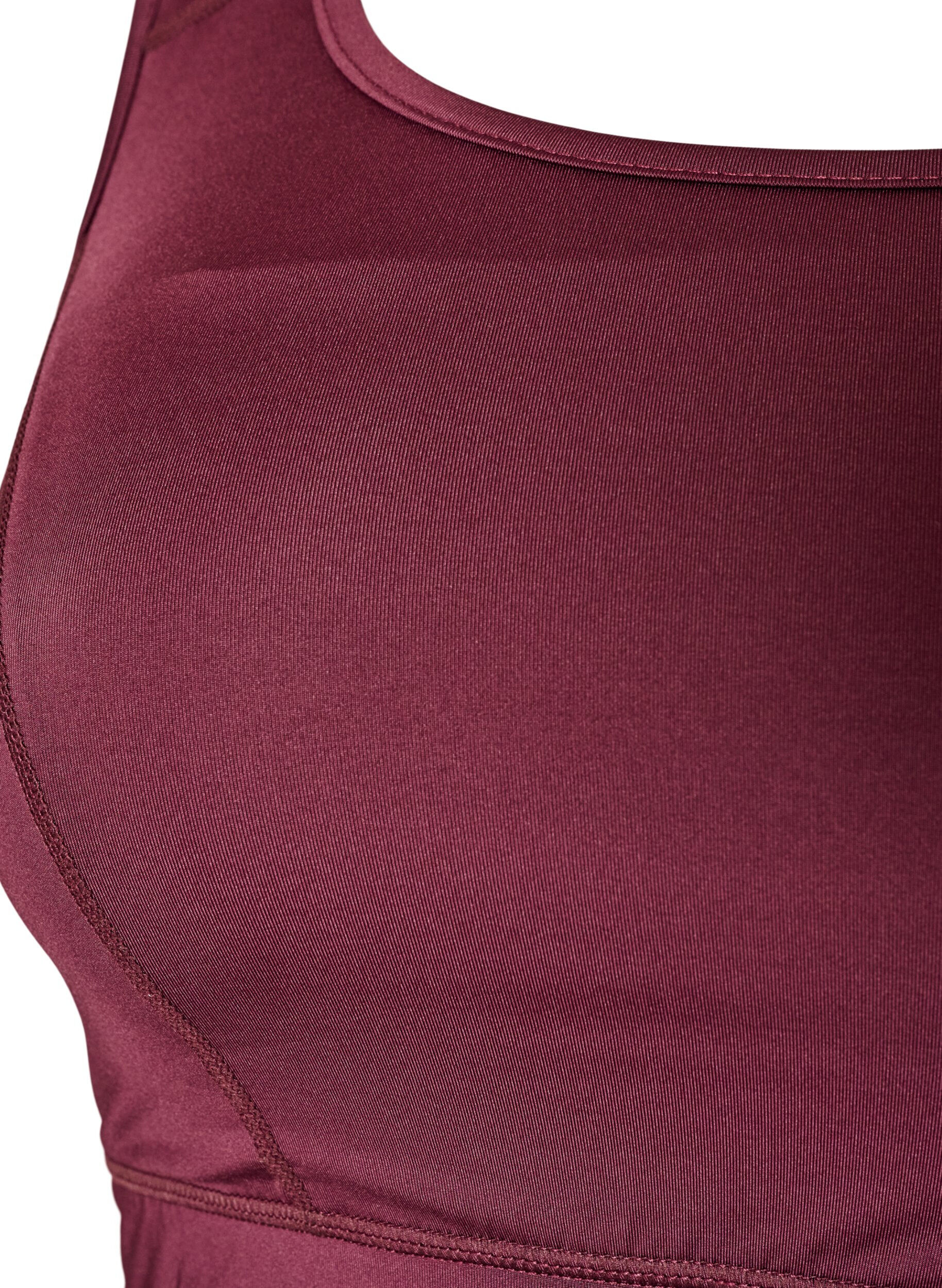 ZizzifashionSports bra with racerback, Red, Packshot image number 2