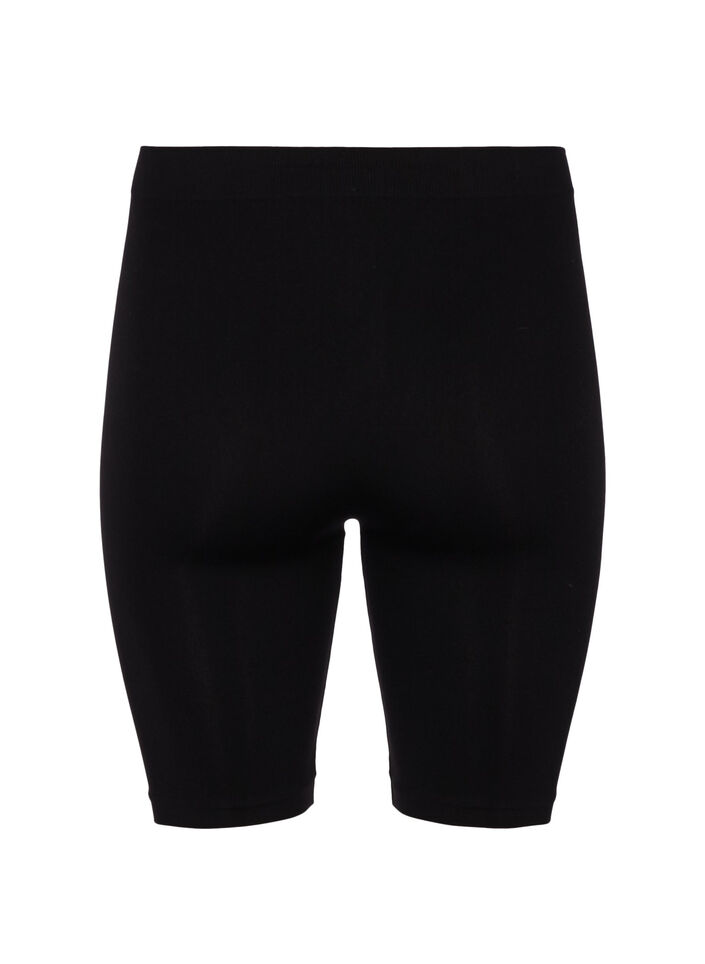 Seamless cycling shorts, Black, Packshot image number 1