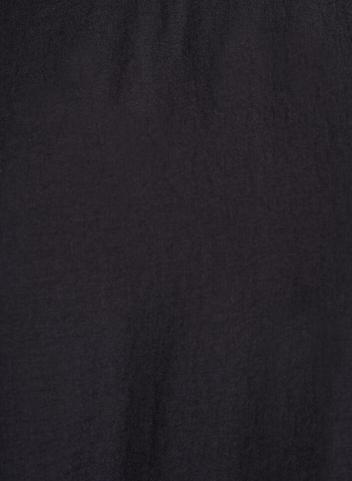 Long-sleeved viscose blouse, Black, Packshot image number 2