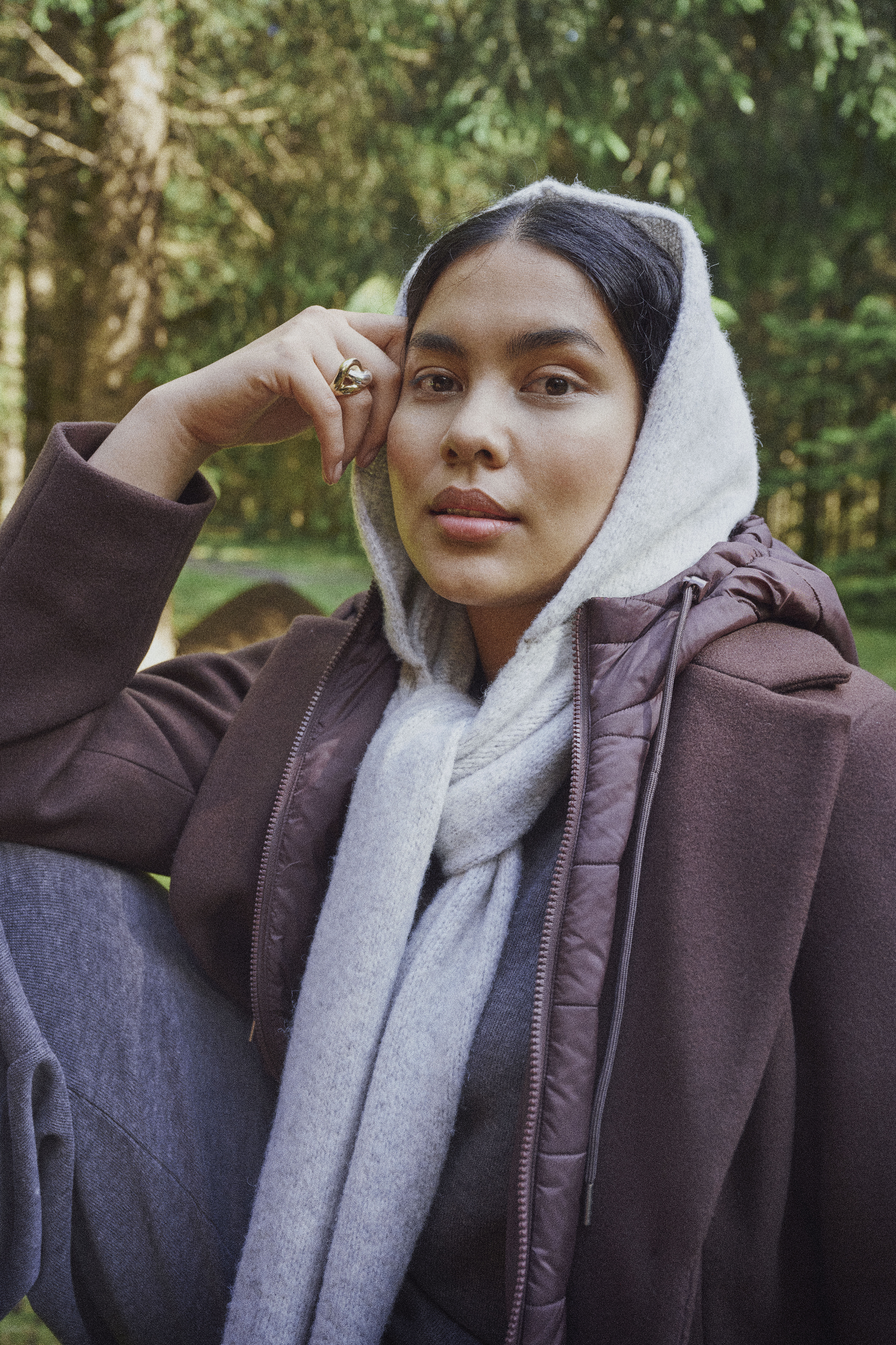 ZizzifashionSoft and earthy layered style, , Model