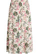 Viscose maxi skirt with smocking, Vanilla, Packshot image number 1
