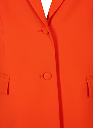Classic blazer with button fastening, Orange.com, Packshot image number 2