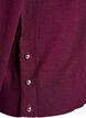 Knitted blouse with turtleneck and side buttons, Dark Bordeaux, Packshot image number 3