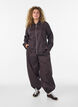 Balloon trousers with pockets and an elasticated waistband, Brown, Model image number 0
