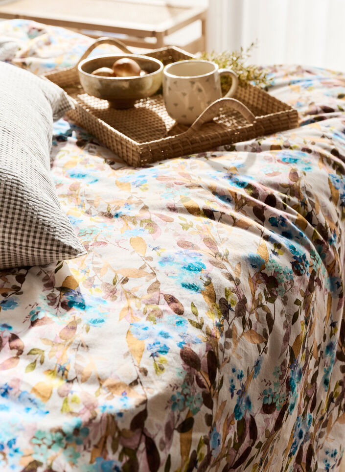 Patterned cotton bedding set, Multi color AOP, Image image number 0