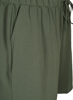 Shorts with pockets and elastic waistband, Thyme, Packshot image number 2