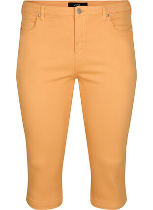 Close-fitting Emily capri trousers, Mock Orange, Packshot image number 0
