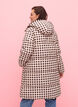 Checked puffer winter jacket, Black w. Nomad Check, Model image number 1