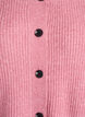 Ribbed cardigan with buttons, Rose, Packshot image number 2