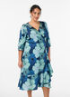 Floral wrap dress with 3/4 sleeves, Mixed colours, Model image number 0