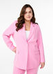 Classic blazer with button closure, Pink, Model image number 0