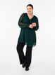 Tunic with ruffles and dotted texture, Scarab, Model image number 2