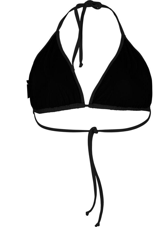 Triangle bikini bra, Black, Packshot image number 1