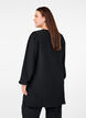 FLASH - Long-sleeved tunic with a round neck, Black, Model image number 2