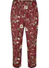 Pyjamas pants with floral print, Cabernet Flower Pr., Packshot
