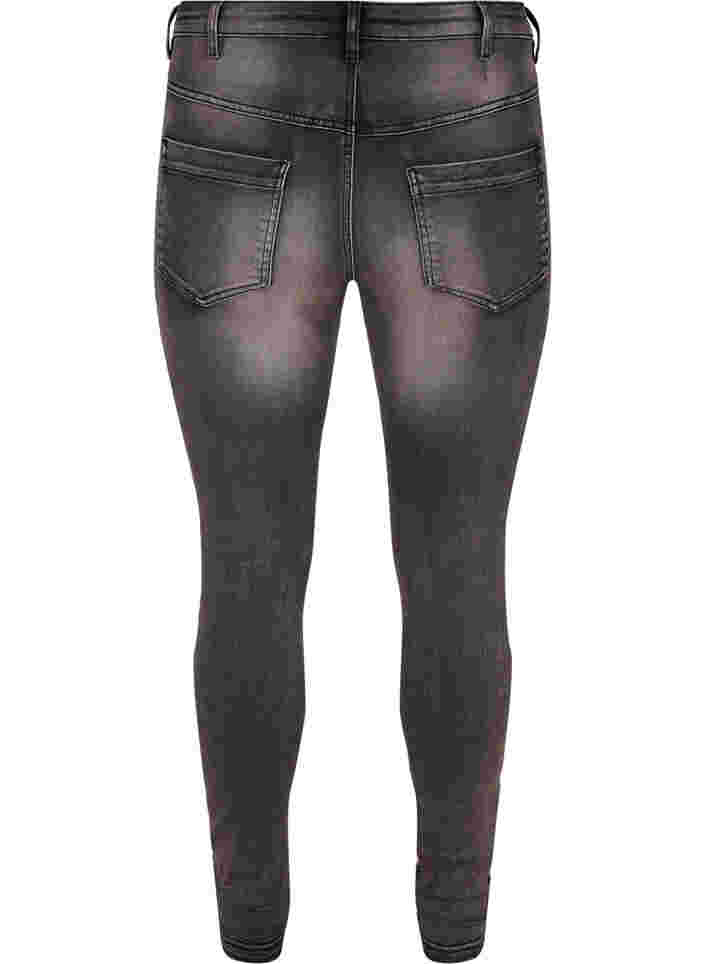 Super slim Amy jeans with high waist, Dk Grey Denim, Packshot image number 1