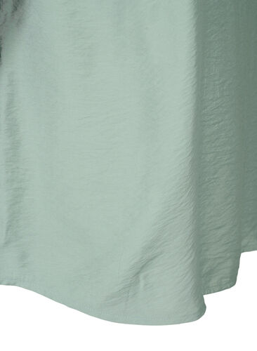 Solid color blouse with 3/4 sleeves, Chinois Green, Packshot image number 3
