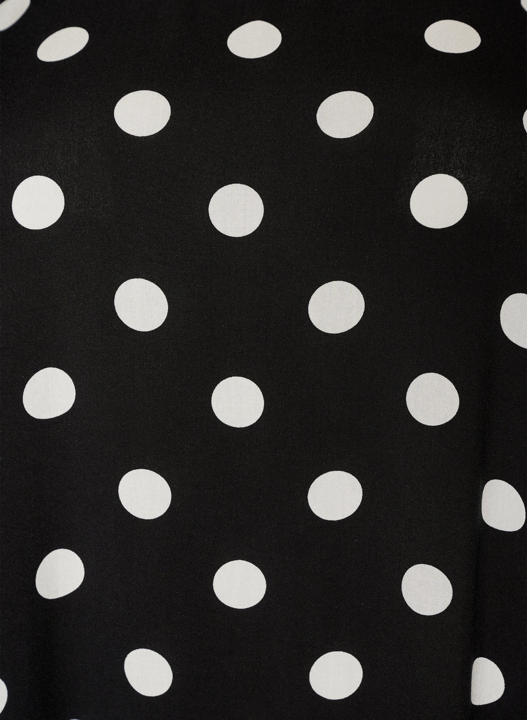 ZizzifashionDress in viscose with cutline, Black, Packshot image number 2