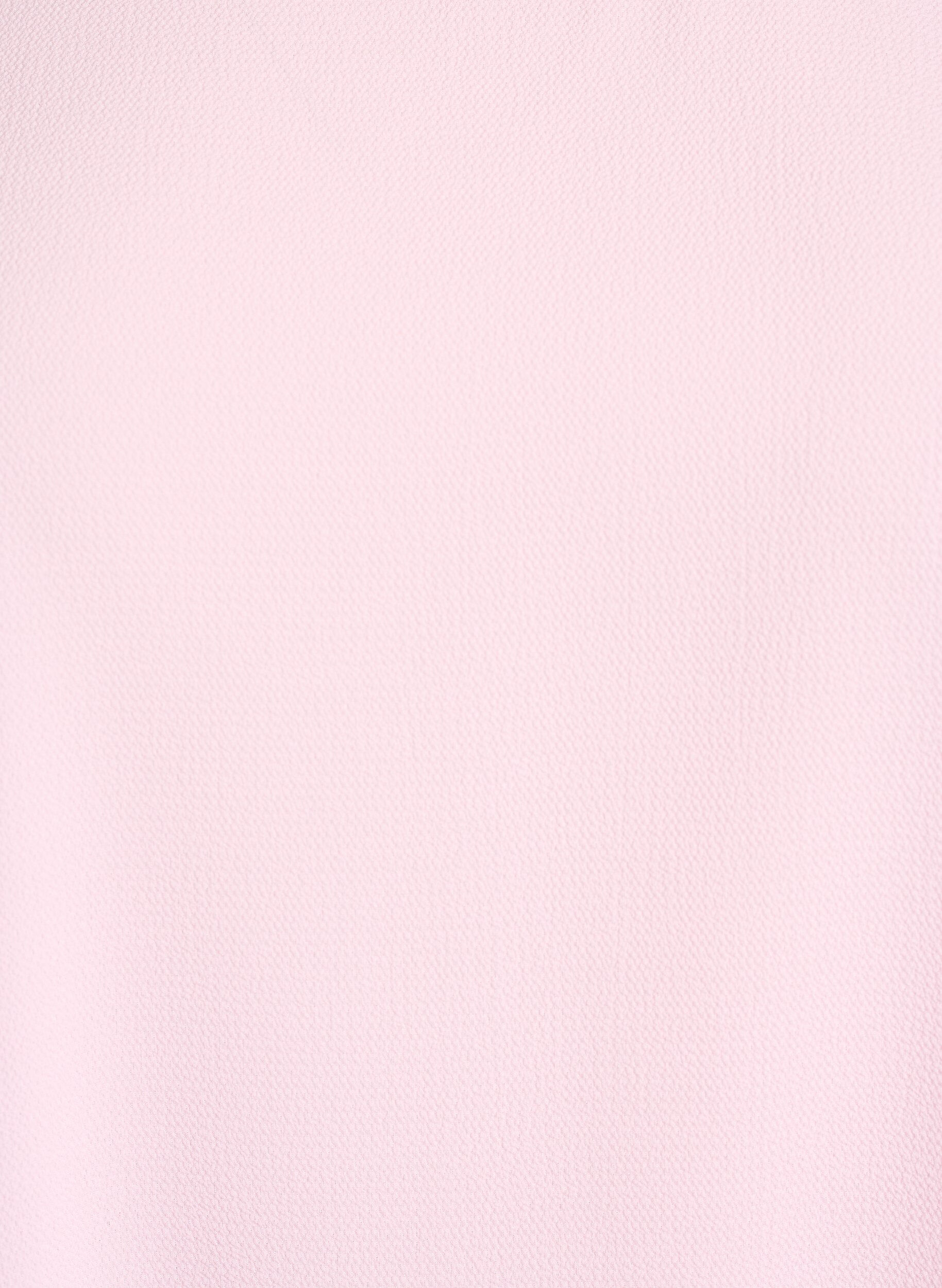 Zizzifashion Blouse with short sleeves and a round neckline, Pink, Packshot image number 2