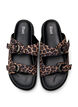 Wide fit - Sandal with studs, Brown, Packshot image number 2