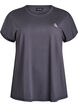 Solid-coloured training T-shirt, Dark Grey, Packshot image number 0
