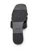 Sandal with wide straps and a square toe, Black, Packshot image number 4