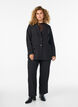 Blazer with pockets and slits, Black, Model image number 1