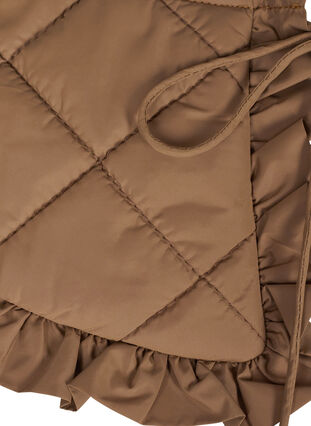 Quilted collar with ruffled edges, Toasted Coconut, Packshot image number 2